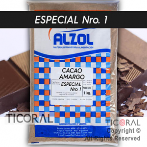 CACAO AMARGO ALZOL ESPECIAL NRO 1 X1KG x 1